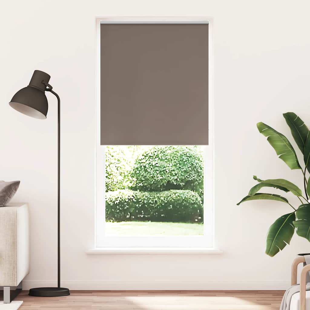 Vidaxl Roller Blind Blackout 80 x 230 cm Kaffeebraun