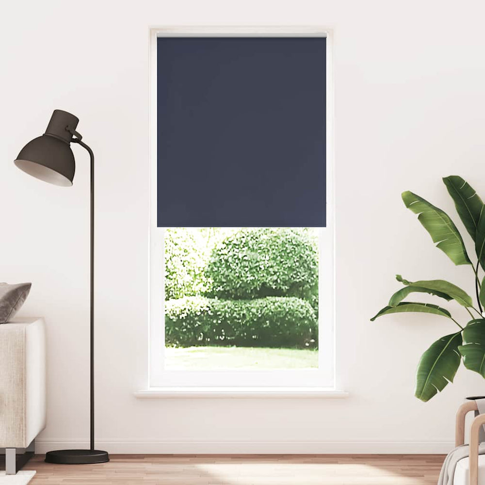 Vidaxl roller blind blackout 80 x 230 cm navy blue