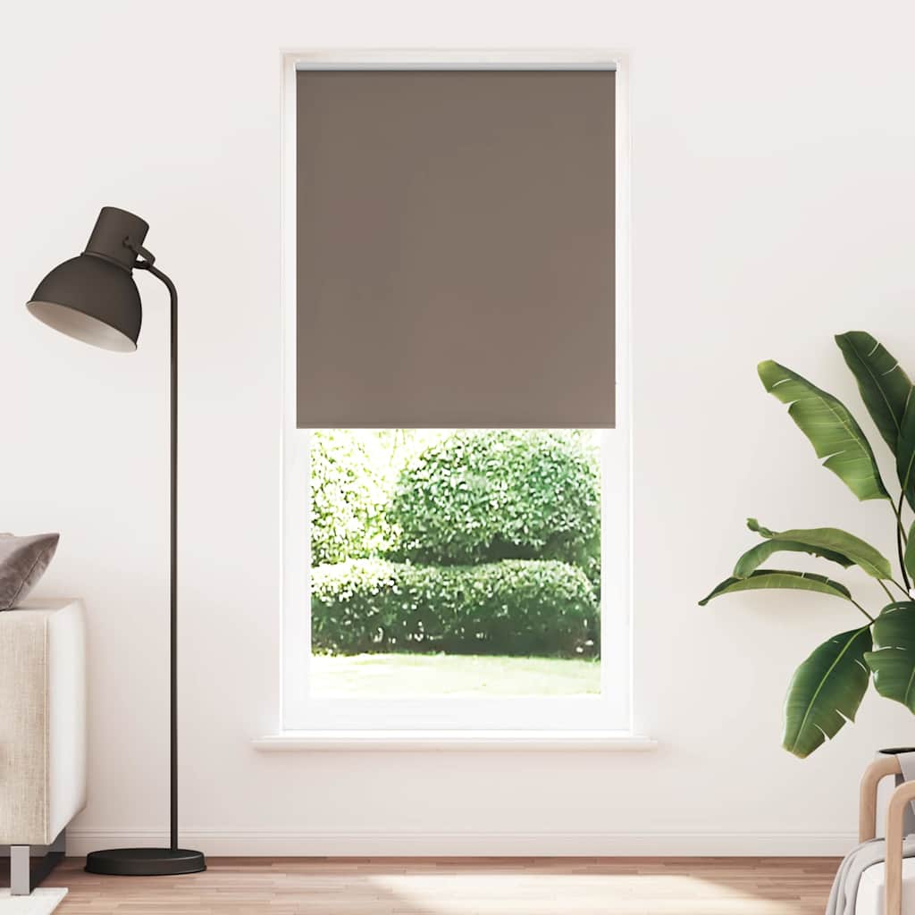 Vidaxl roller blind blackout 120 x 230 cm coffee brown