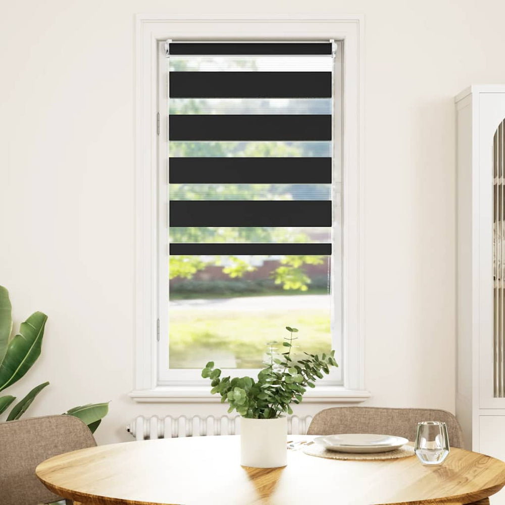 Vidaxl duo roller blind 80x150cm black