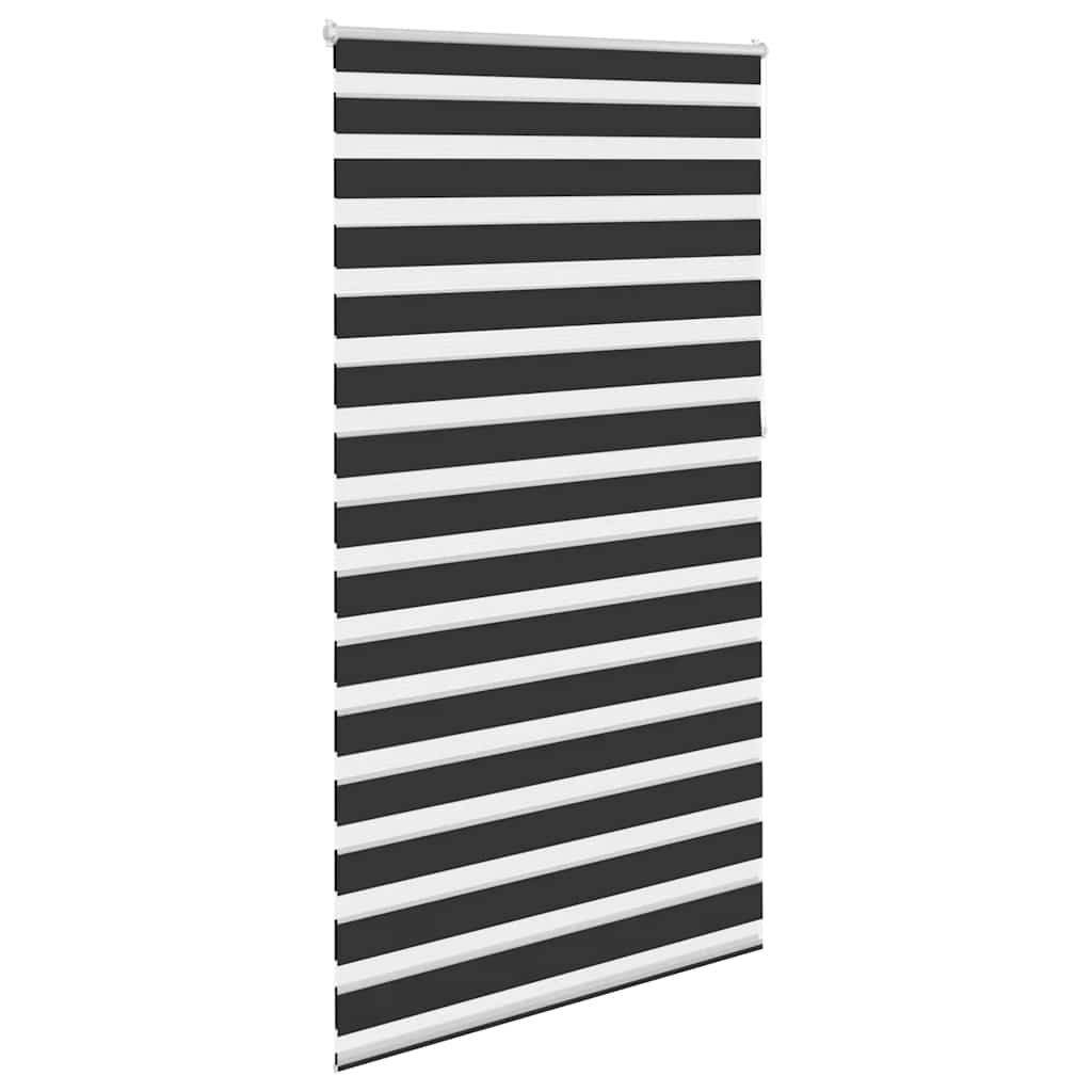 Vidaxl Duo Roller Blind 120 x 230 cm schwarz