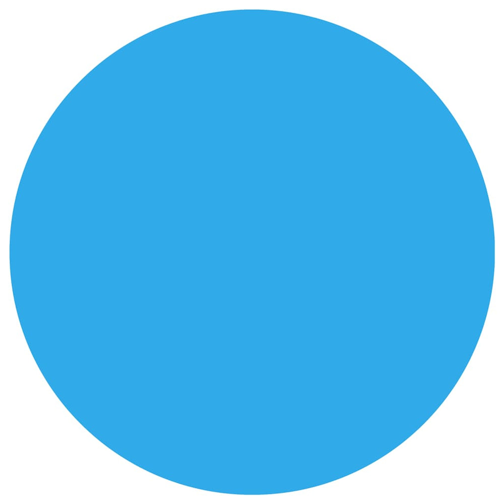 Vidaxl solar pool liner floating round 250 cm pe blue