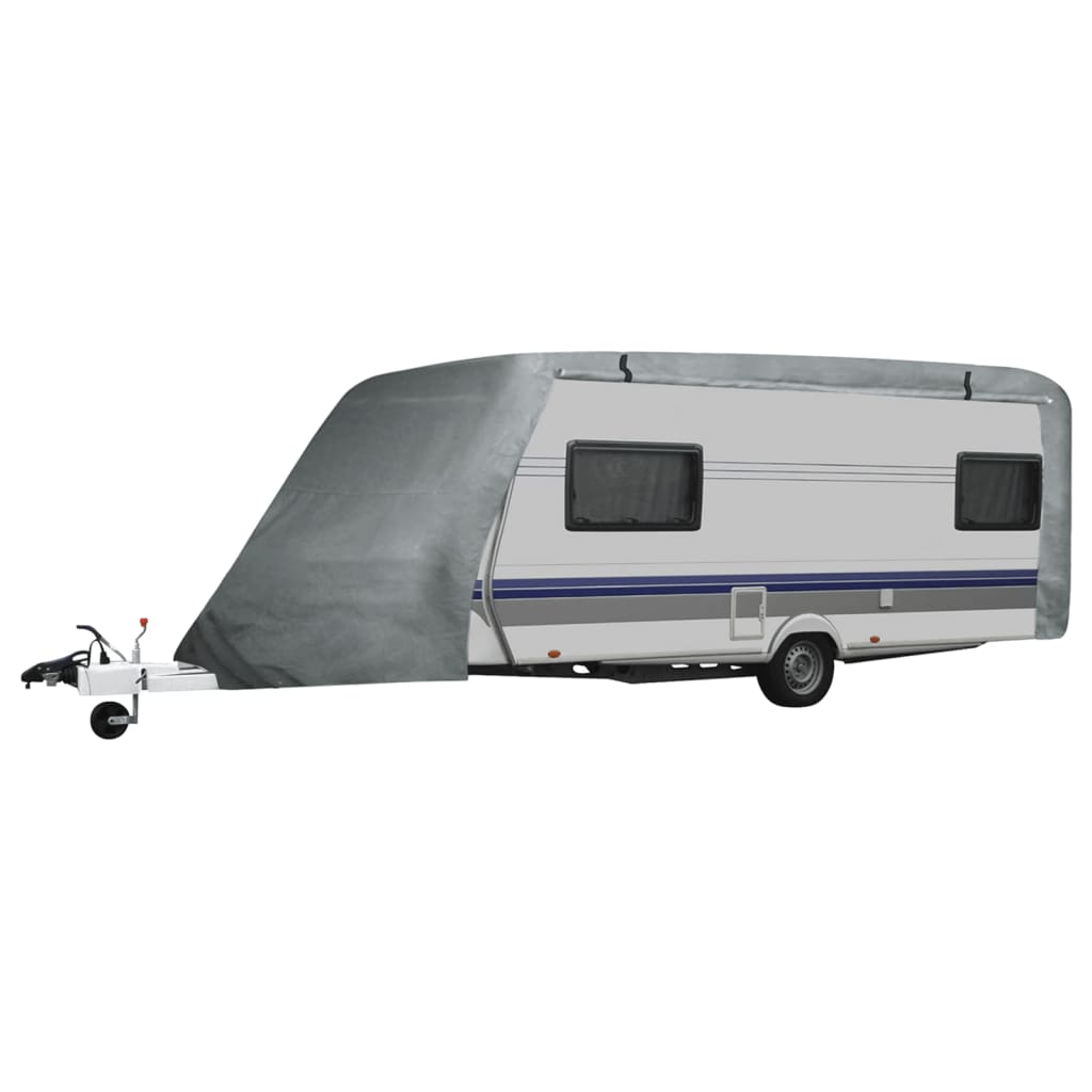Couverture de caravane vidaxl s gris