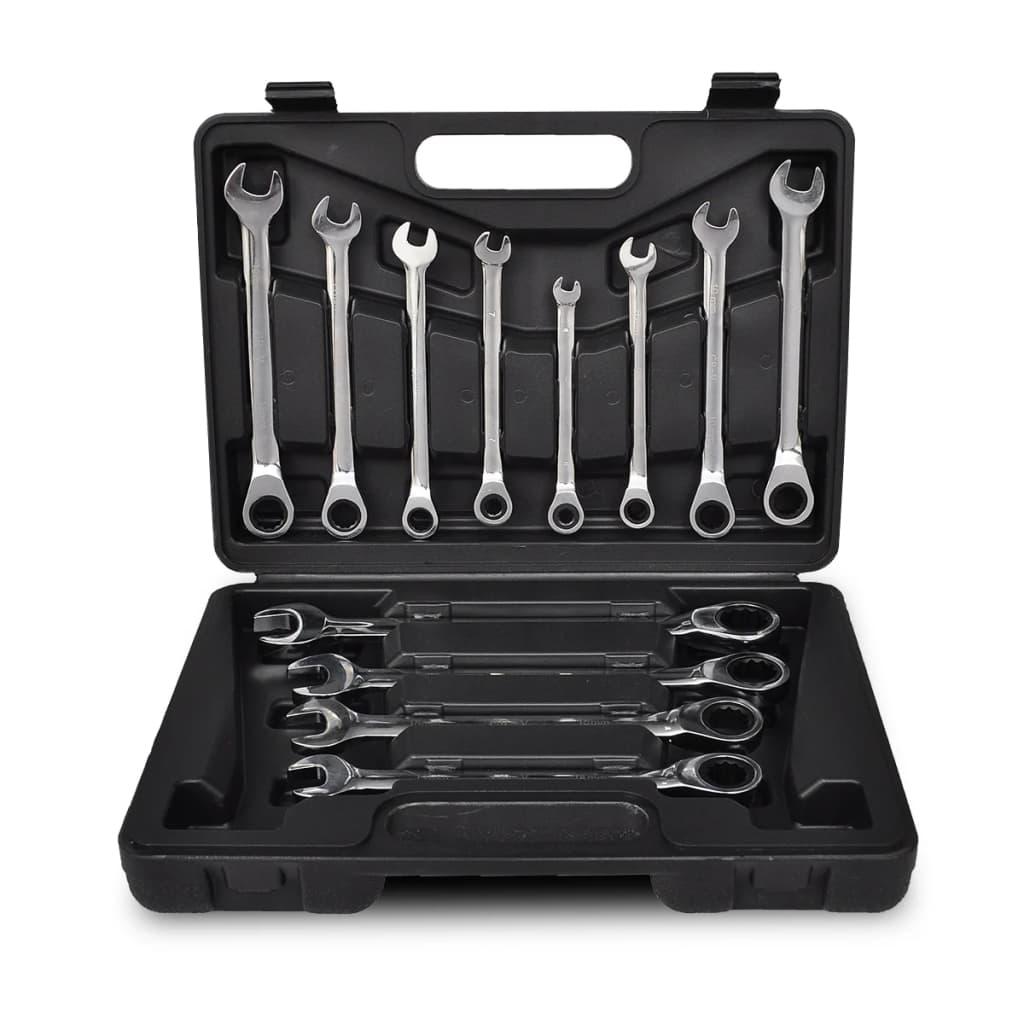 VidaXL 12-piece ratchet wrench set