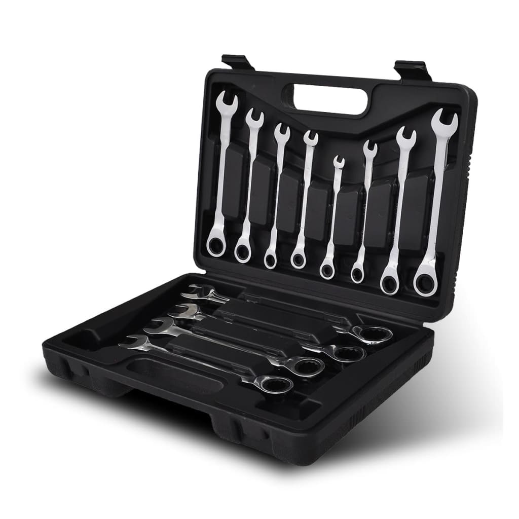 VidaXL 12-piece ratchet wrench set