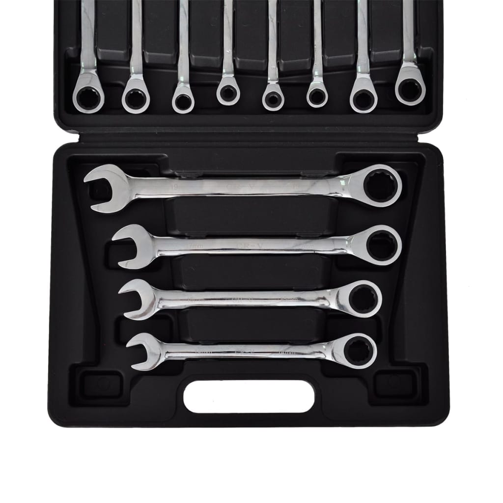 VidaXL 12-piece ratchet wrench set