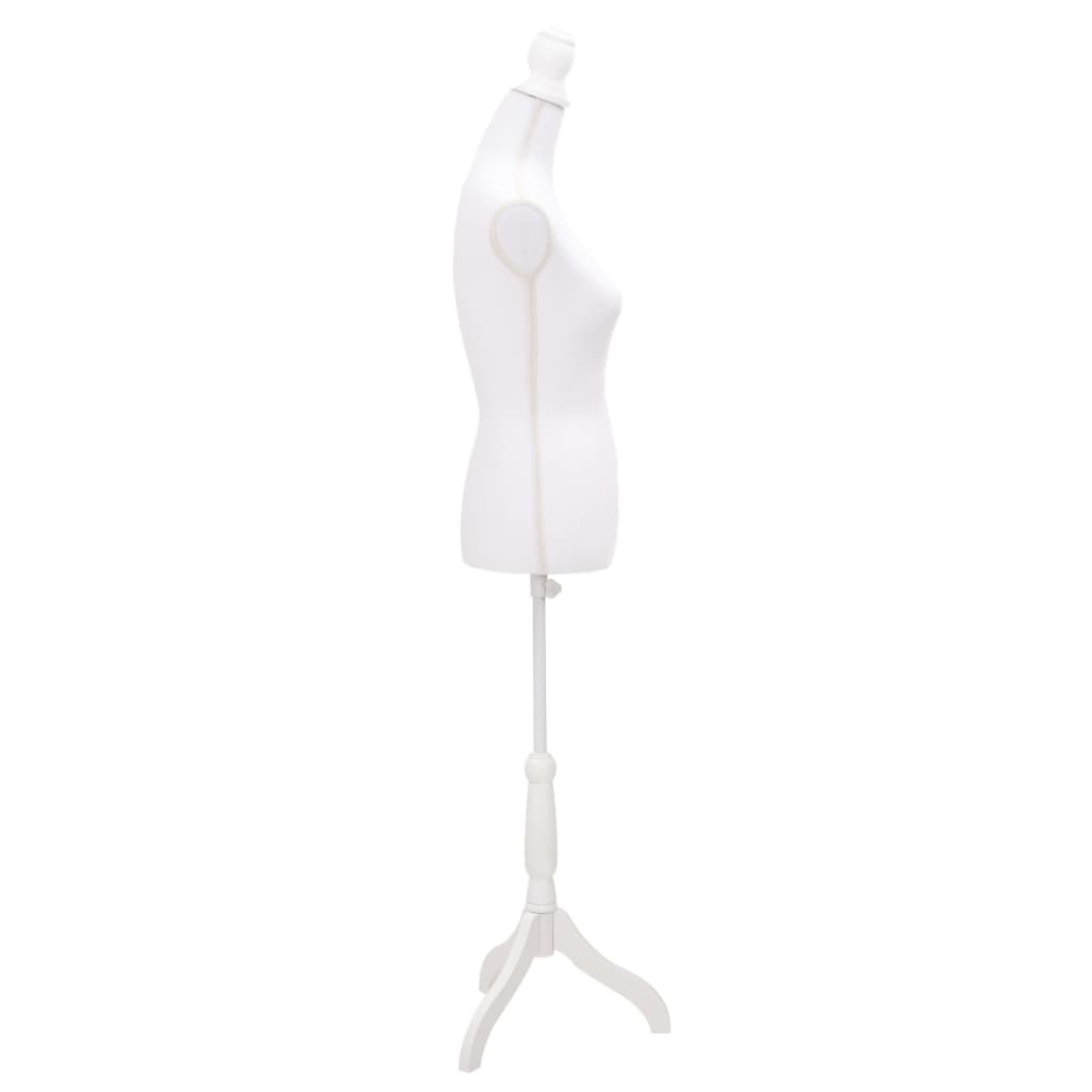 Vidaxl estalage poupée torse femme blanc