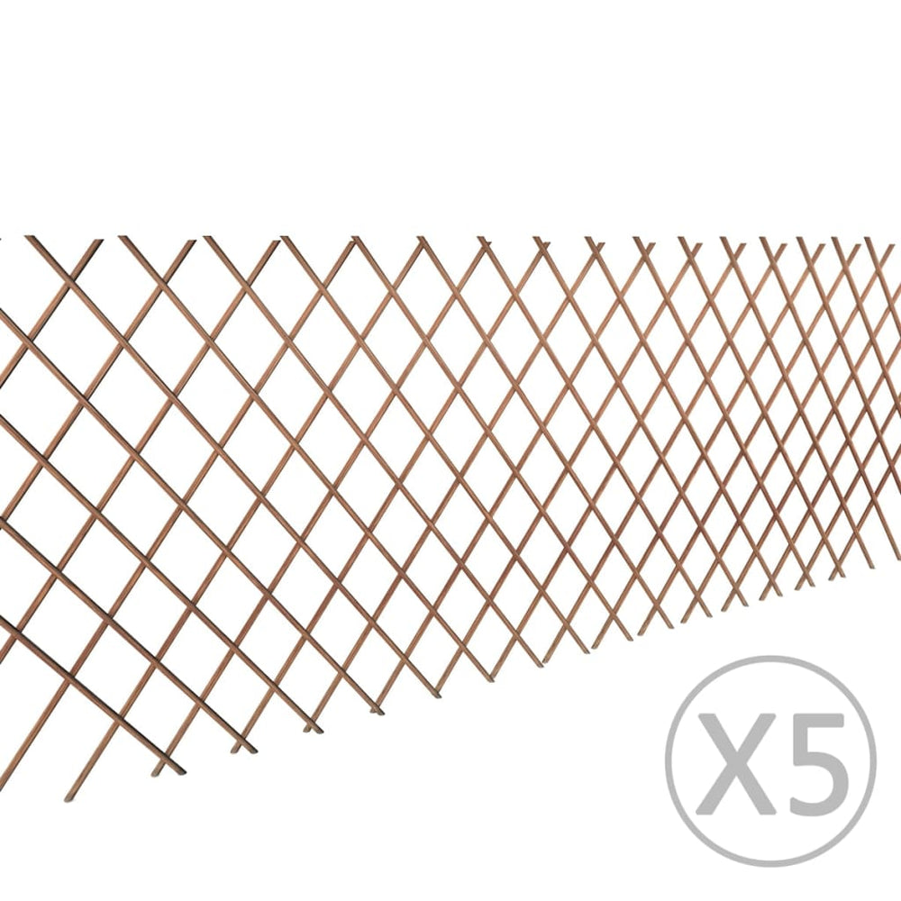 Vidaxl Garden Slat Travail 5 ST 180X90 CM WILLOW