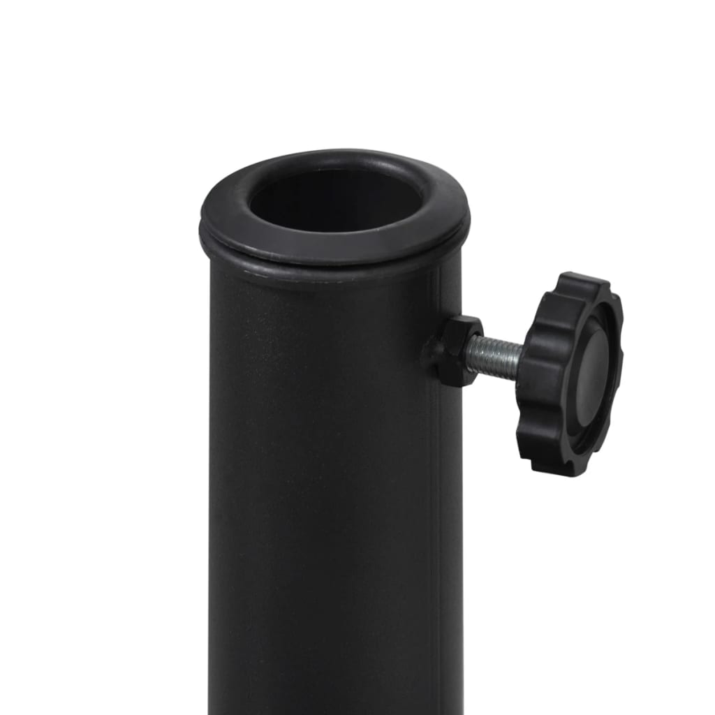 Vidaxl -parasolfod omkring harpiks