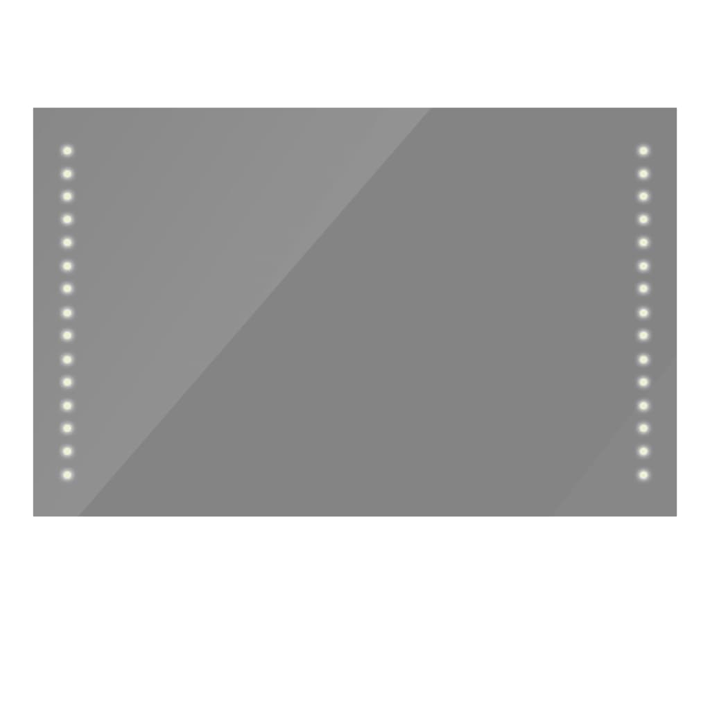 Espejo de baño Vidaxl con LED 100x60 cm