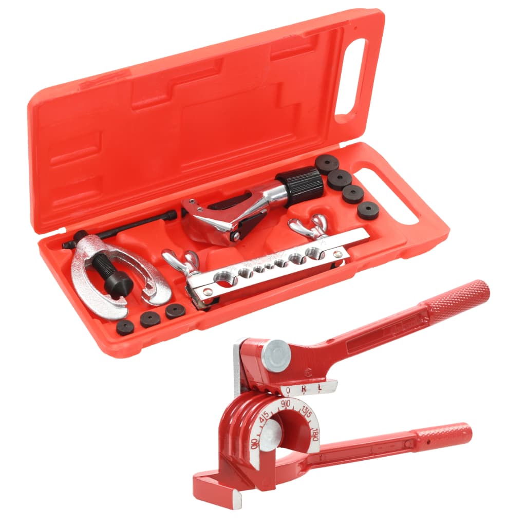 Vidaxl Flaring Tool with Tube Bender Set