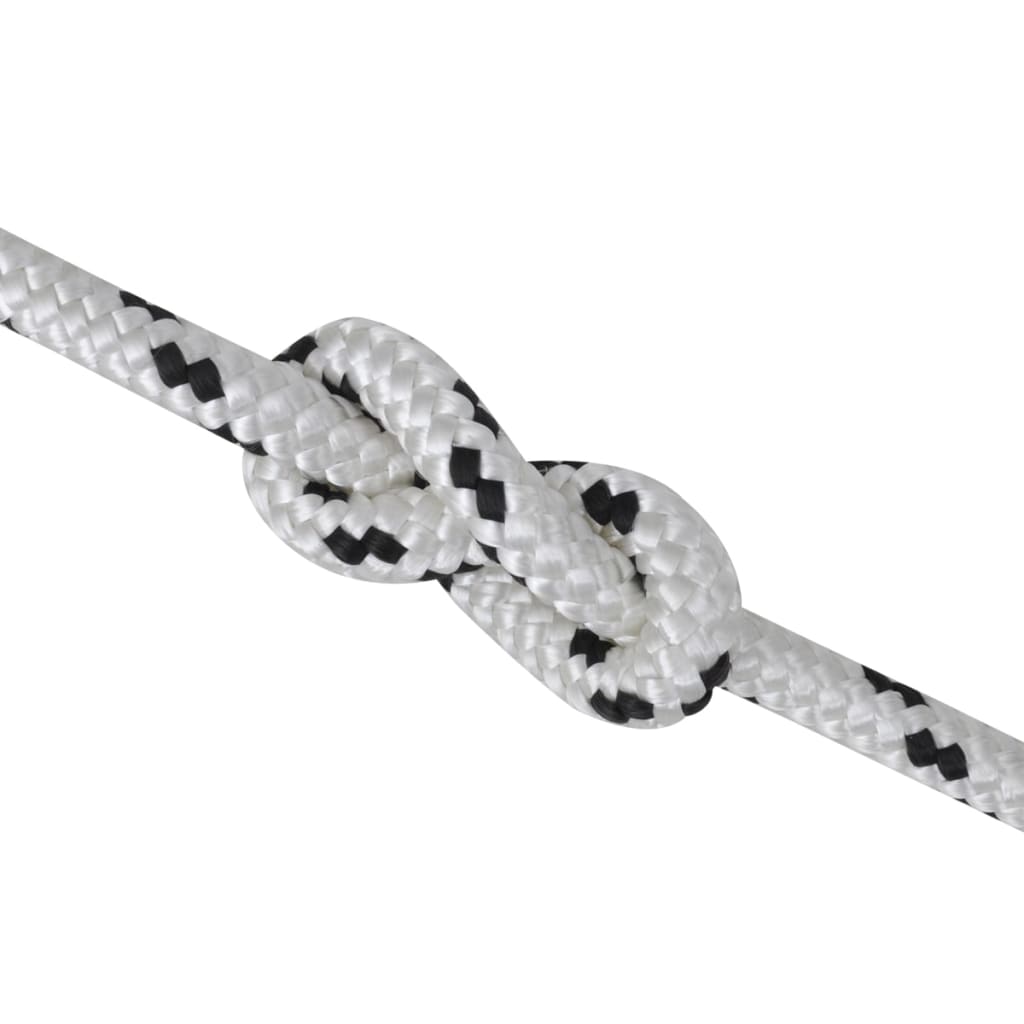 VIDAXL -Bootseil Polyester geflochten 10mmx50m