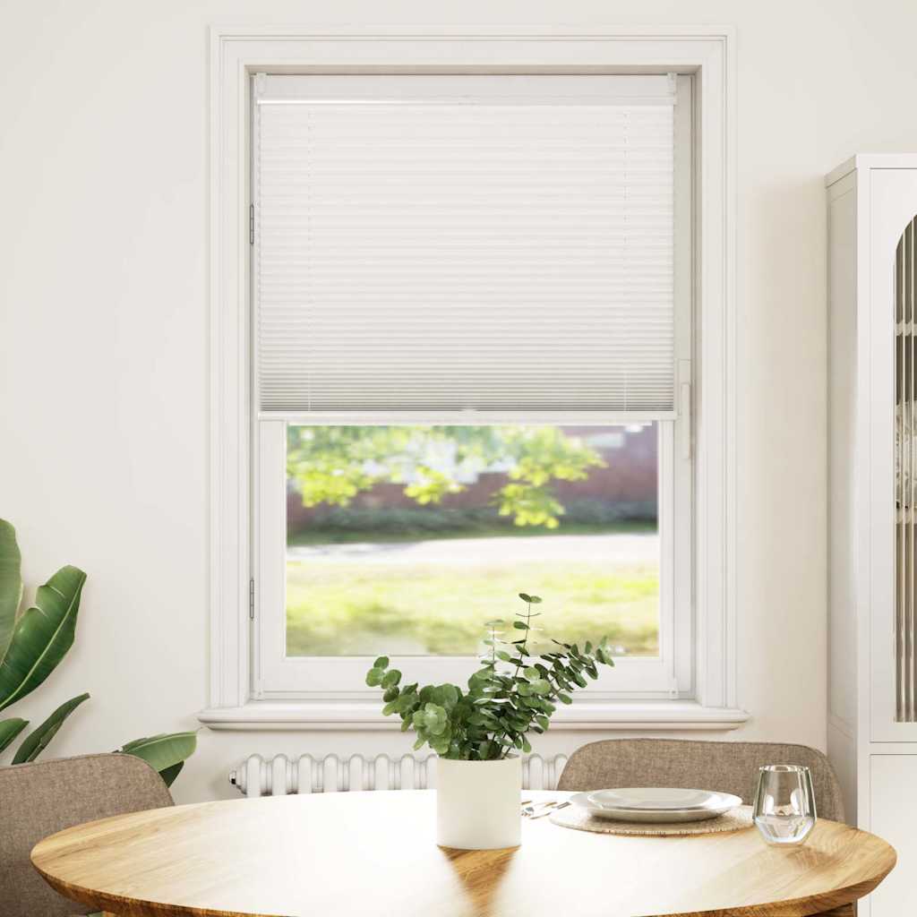 Vidaxl pleated blinds 90x100 cm white