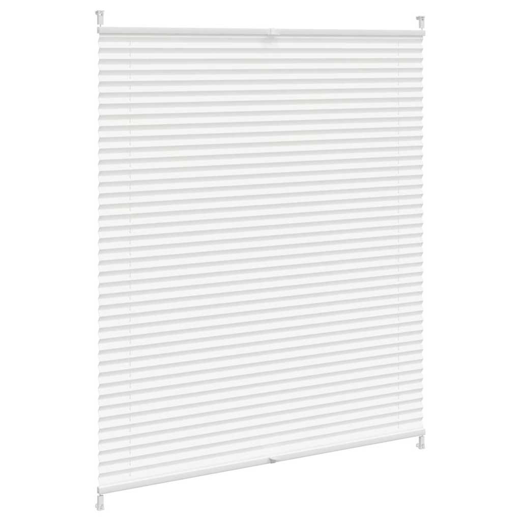 VidaXL pleated blind 100x125 cm white