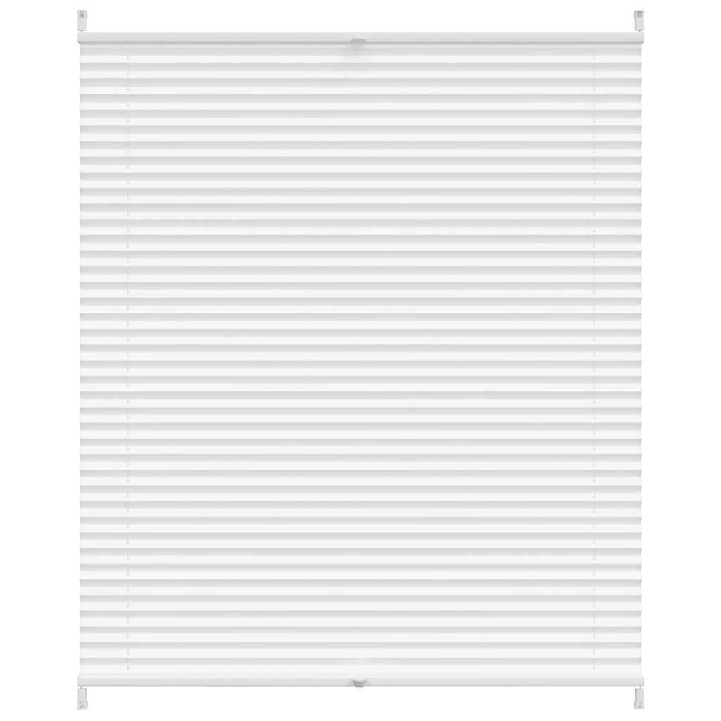 Vidaxl pleated blinds 110x100 cm white
