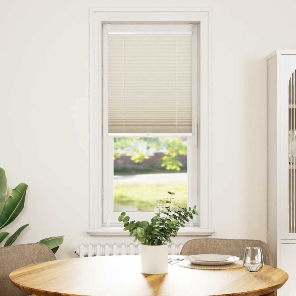 VidaXL pleated blind 60x125 cm cream
