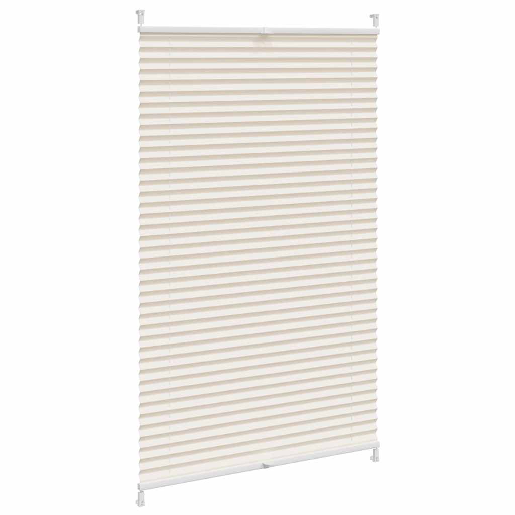 Vidaxl Plissé Roller Blind 70x150 cm Creme