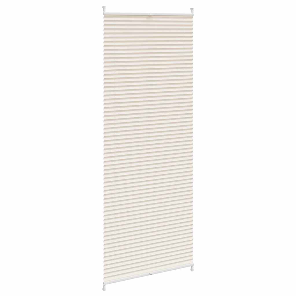 Vidaxl pleated roller blind 70x200cm cream