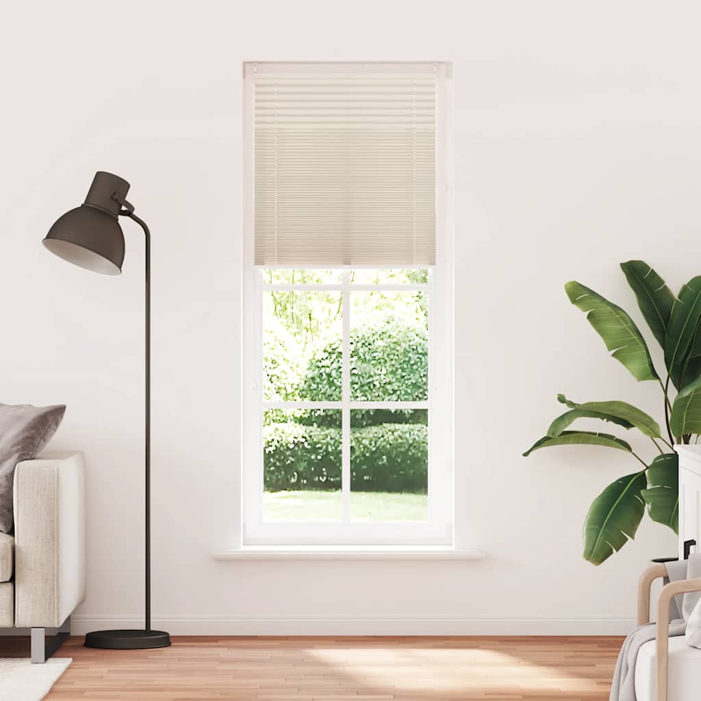 Vidaxl pleated roller blind 70x200cm cream