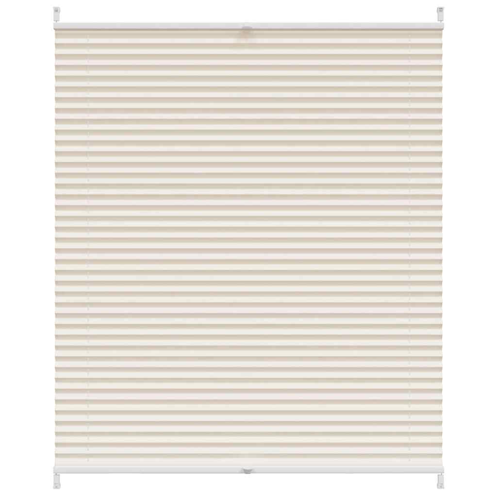 VidaXL Plissees 100x125cm Creme