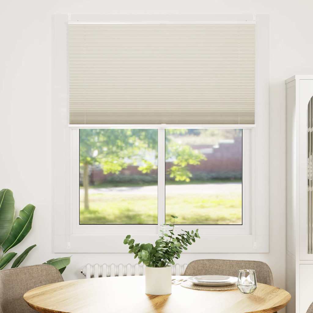 VidaXL pleated blinds 110x100cm cream