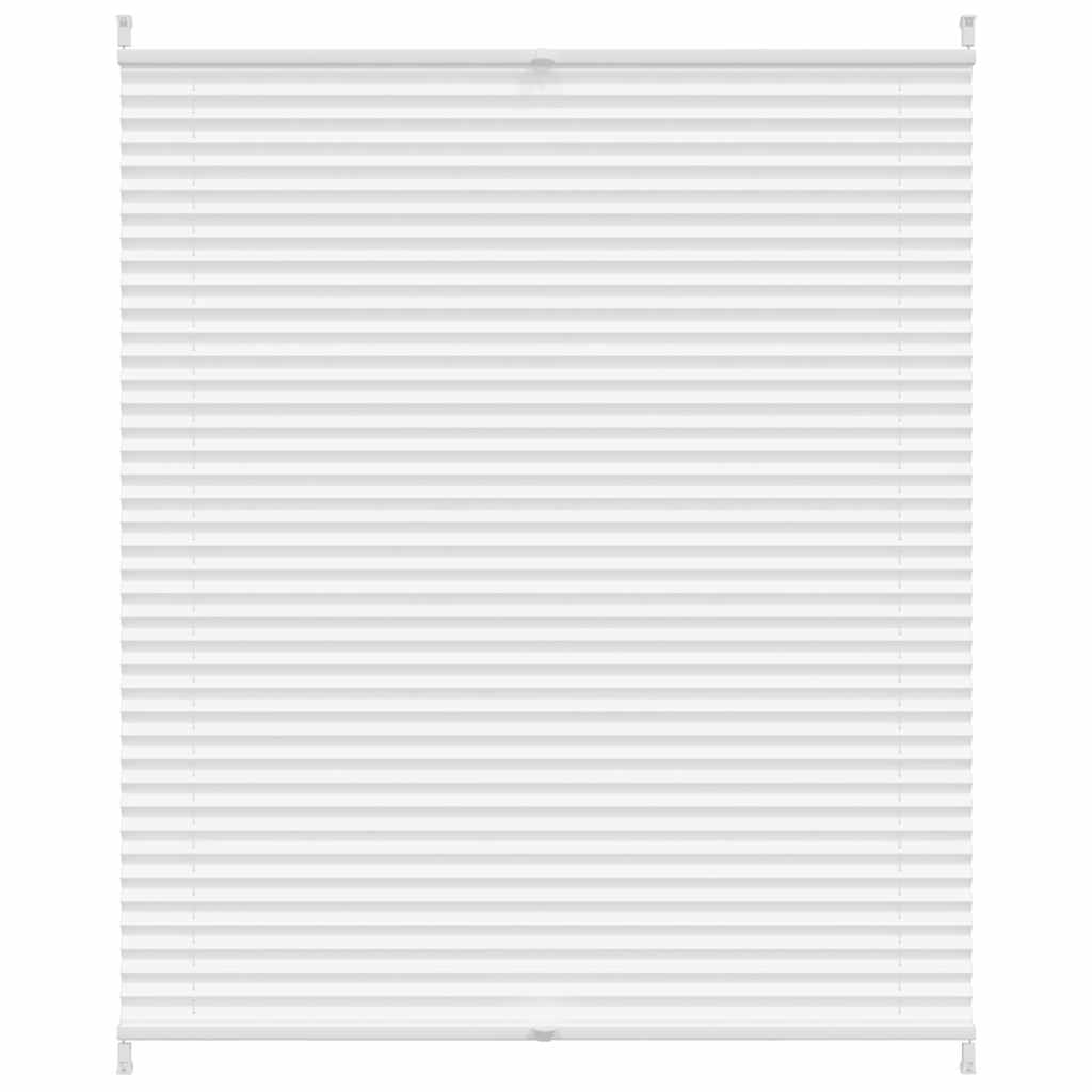 Vidaxl Plisséjalind 110x125 cm Weiß