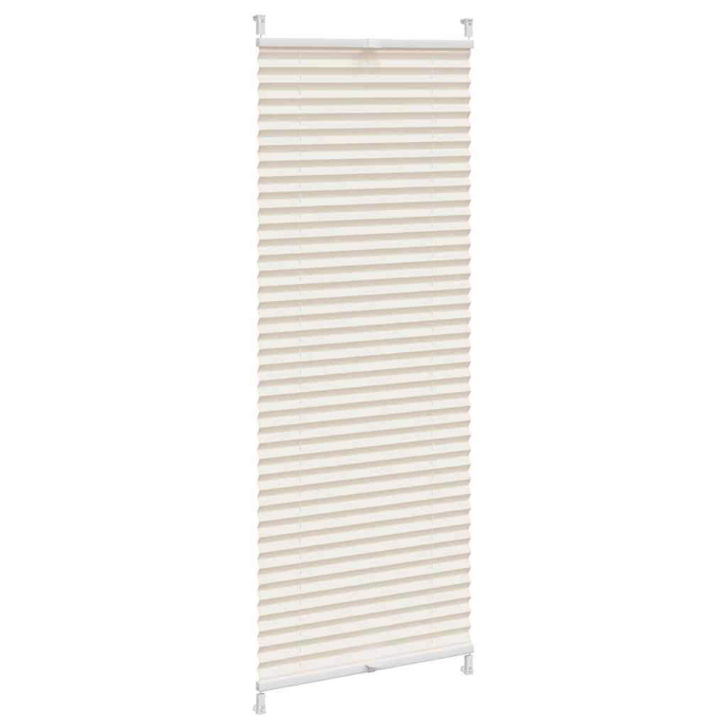 VidaXL pleated blind 40x125cm cream
