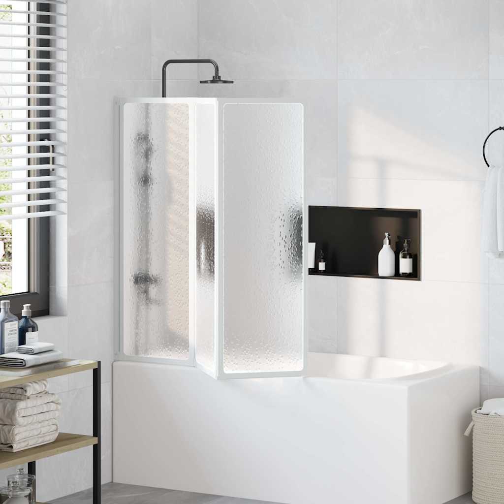 VIDAXL -BAD -Bildschirm 3 Paneele falten 117 x 120 cm falten