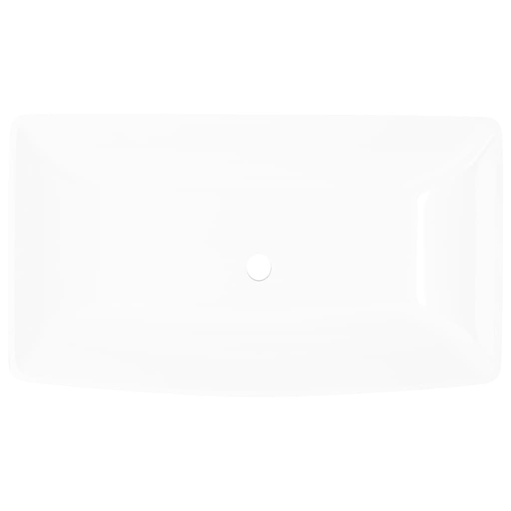 Vidaxl Luxury Ceramic Rectangular Sink 71 x 39 cm (vit)