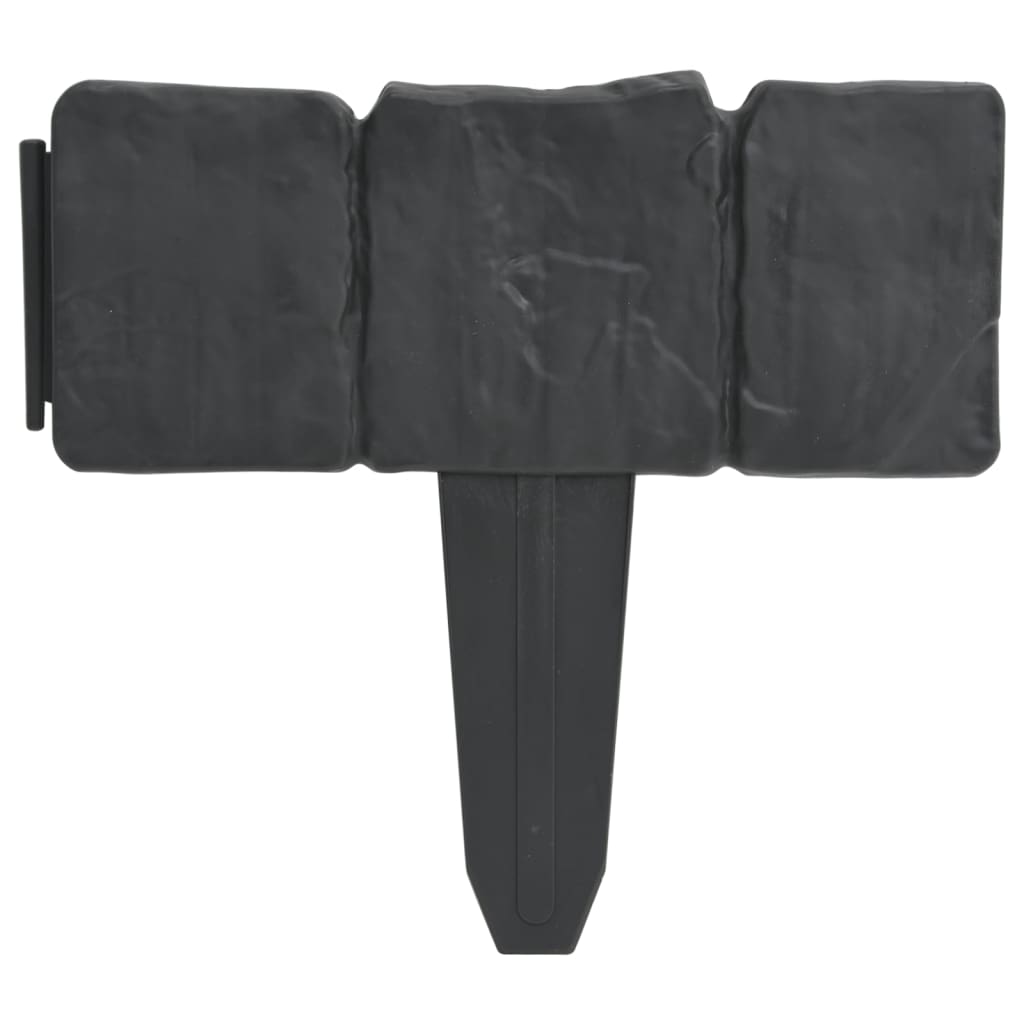 Vidaxl Gazonkanten 41 St Stein aus 10 m Kunststoff