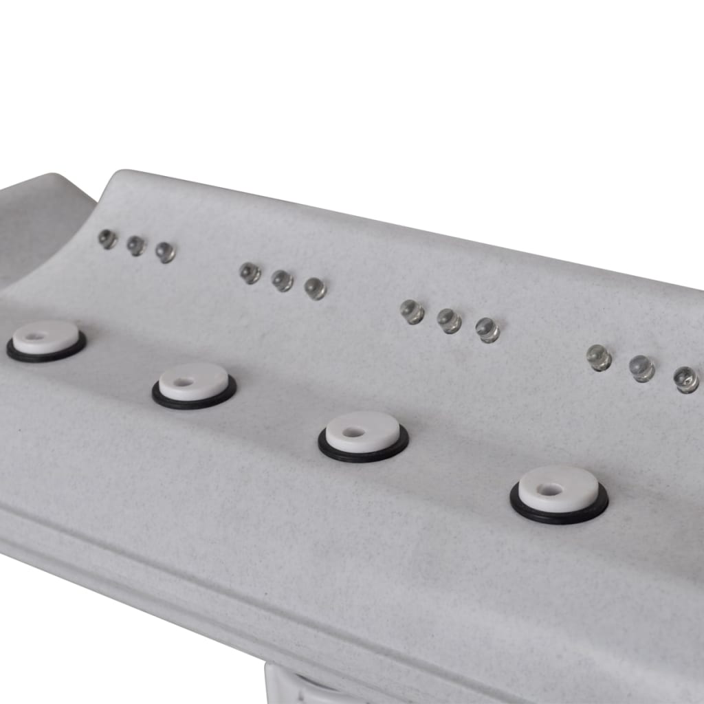 Vidaxl piscine de la piscine cascade Fontein avec LED