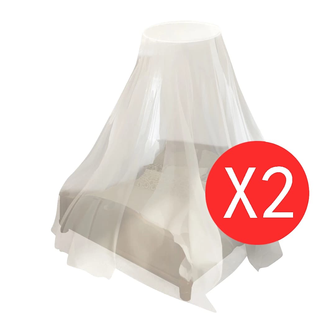 Vidaxl moustiques filets 2 pcs tour 56x325x230 cm