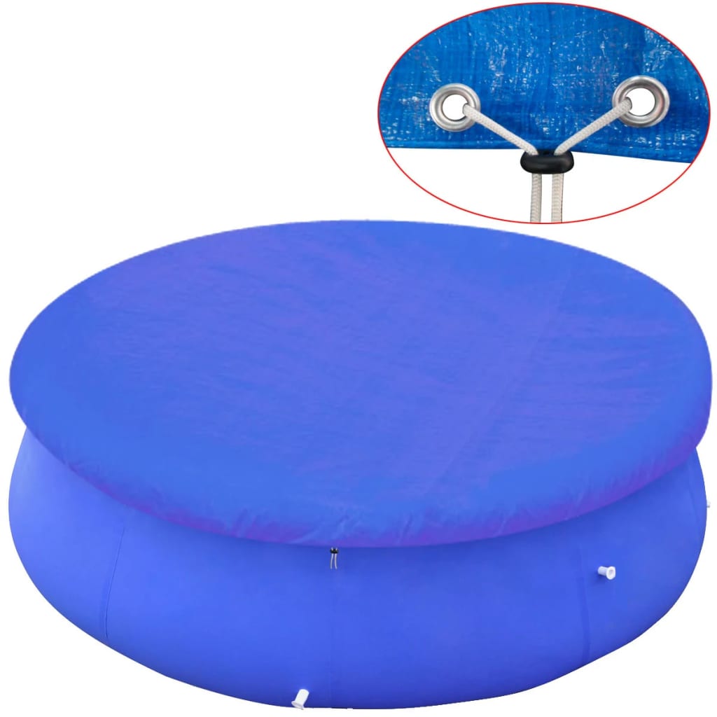 Couverture de piscine Vidaxl pour 360 à 367 cm au-dessus -GOUR PISTOS ROUND