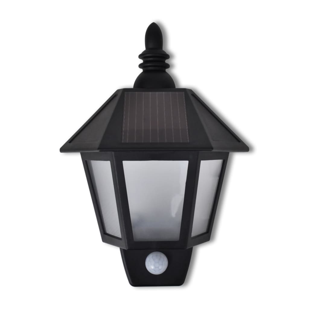 Lampe murale solaire Vidaxl avec capteur de mouvement