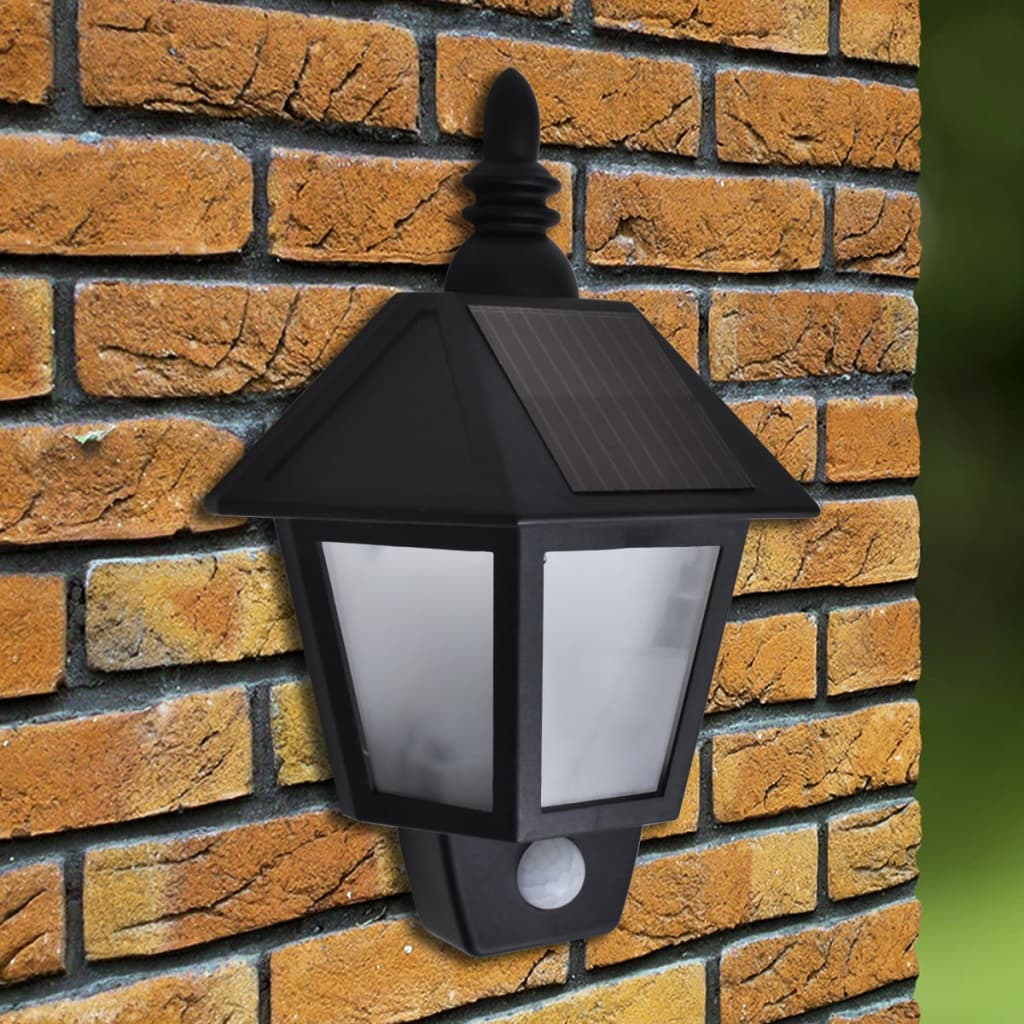 Lampe murale solaire Vidaxl avec capteur de mouvement