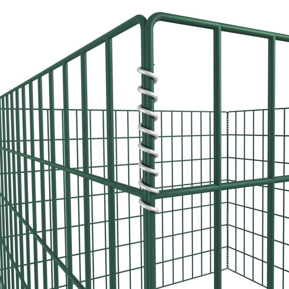 Vidaxl compost bin square 100x100x70 cm mesh