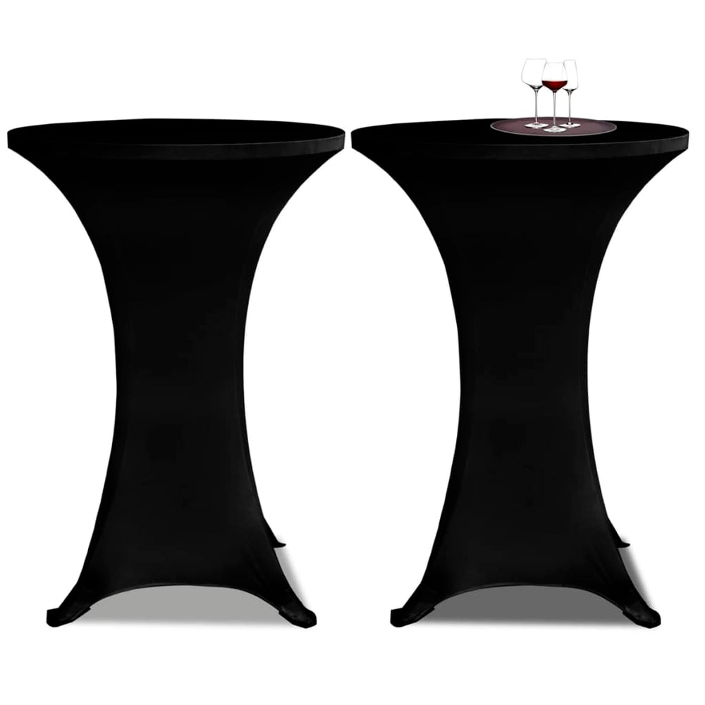 Vidaxl stativ bordsskydd stretch Ø60 cm svart (2 stycken)