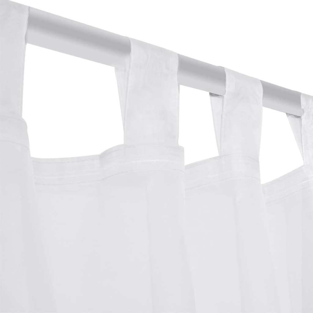 Vidaxl Vetraje blanco 140 x 225 cm 2 piezas