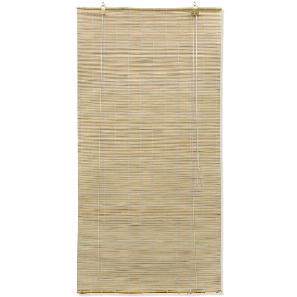 Vidaxl Roller Blind 100x160 cm Bamboo Natural