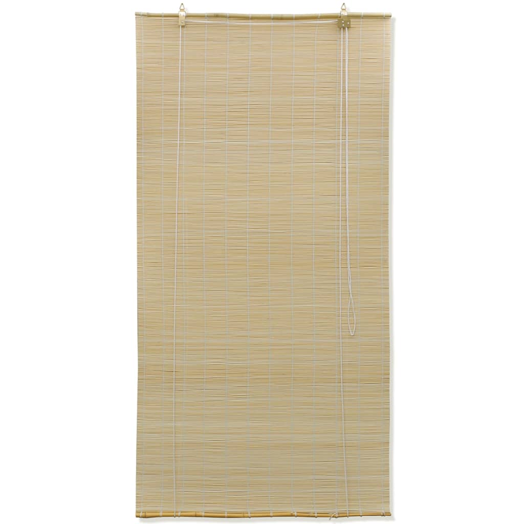 Vidaxl roller blind 120x220 cm bamboo natural