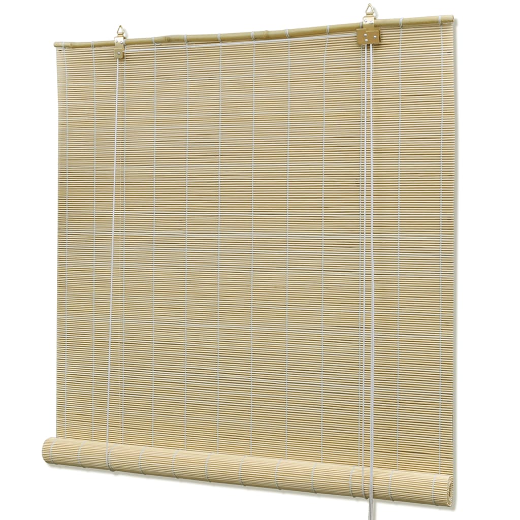 Vidaxl roller blind 140x160 cm bamboo natural