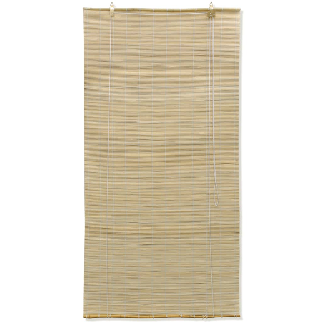 Vidaxl roller blind 140x160 cm bamboo natural