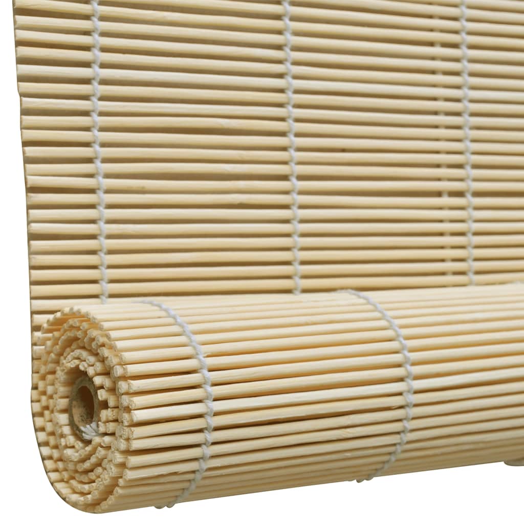 Vidaxl roller blind 140x160 cm bamboo natural