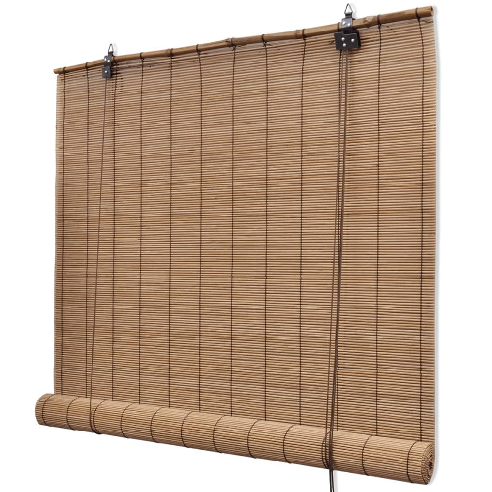 Vidaxl roller blind 80x160 cm bamboo brown