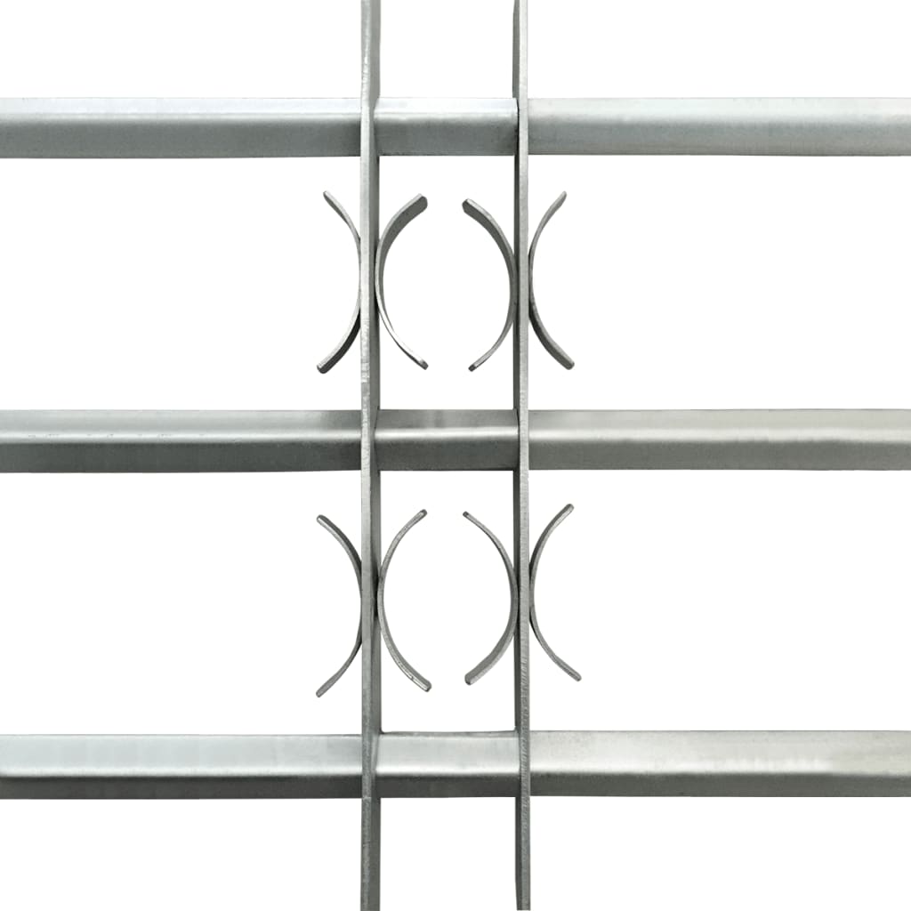VIDAXL-Fensterschutzschutz mit 3 Cross-Rods 500-650 mm einstellbar