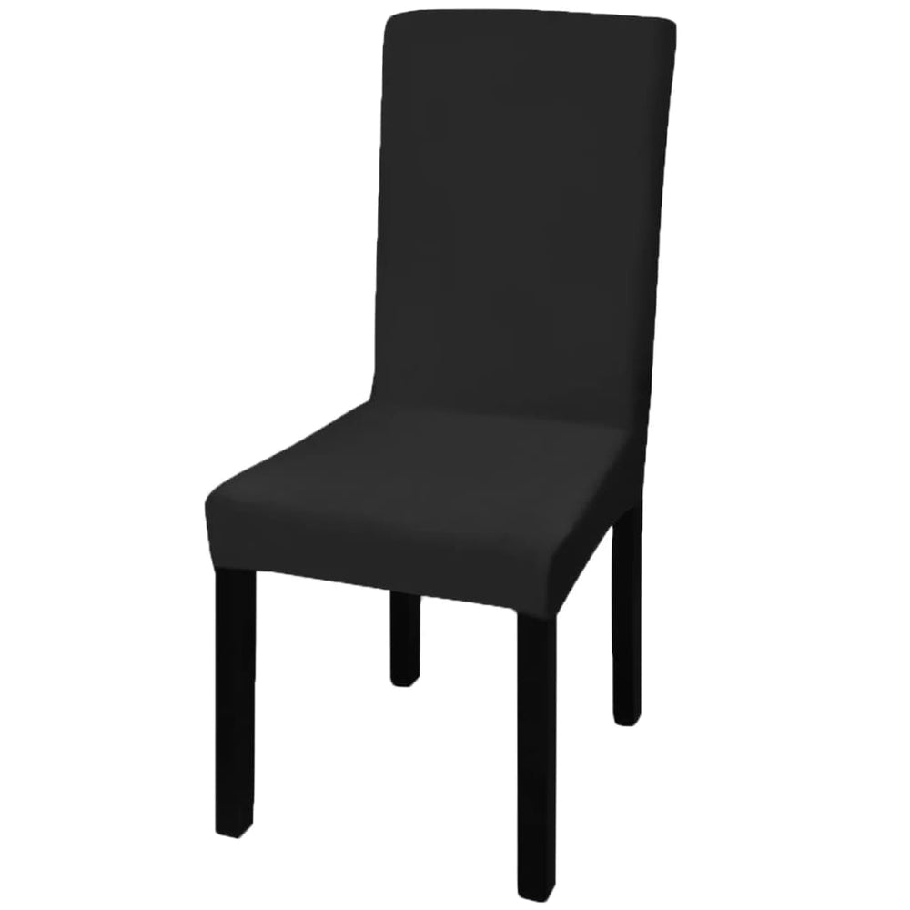 Bidaxl 6 Sted täcker raka stretch svart