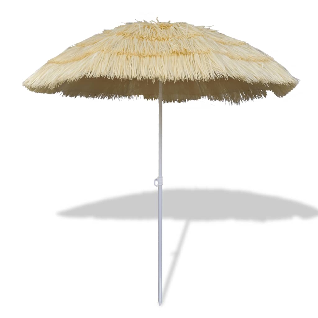 Vidaxl Strandparasol neigten Hawaii -Stil