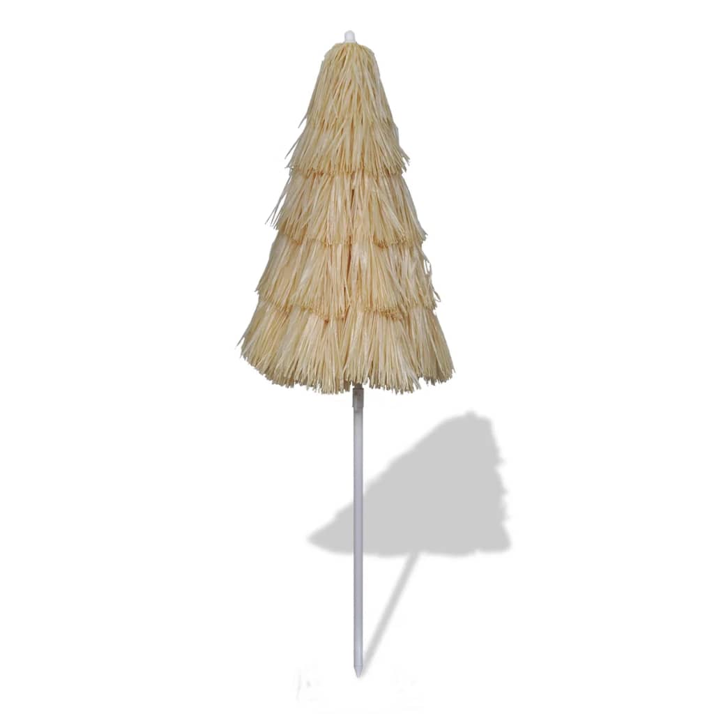 Vidaxl Strandparasol neigten Hawaii -Stil