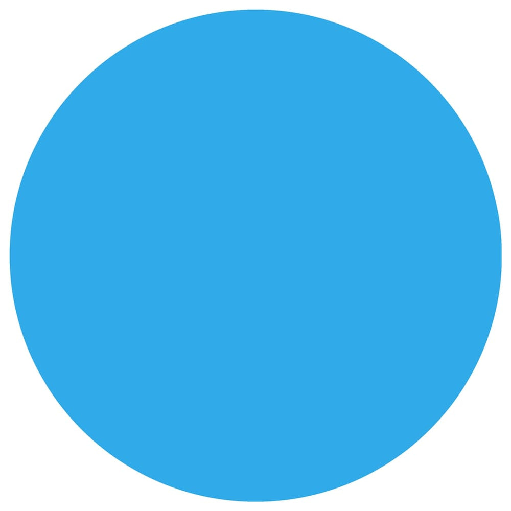 Vidaxl swimming pool cover round 488 cm pe blue