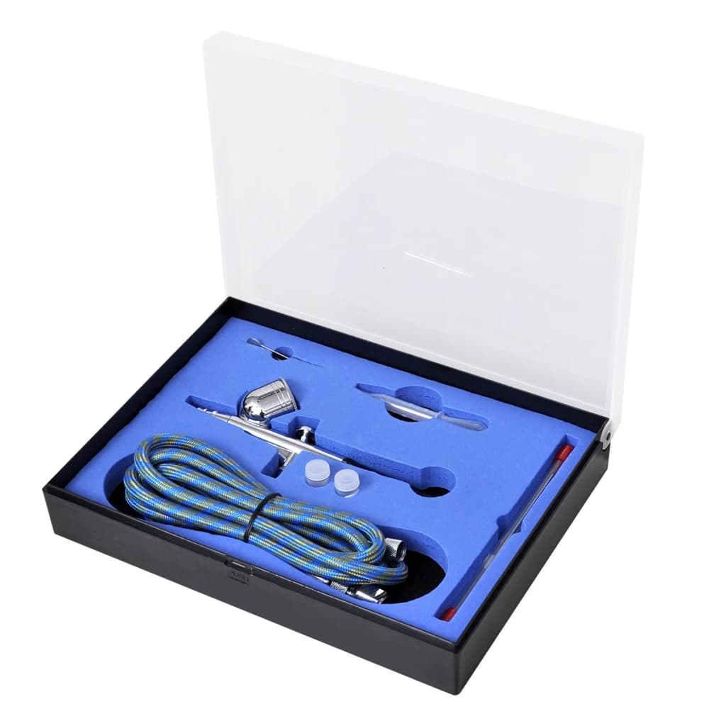 Vidaxl airbrush set 0.2 0.3 0.5 mm nozzles